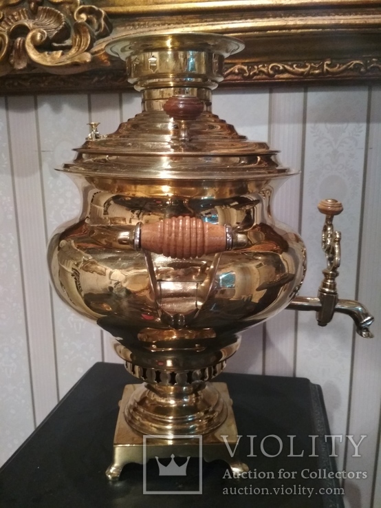 Самовар коллекционный Воронцова Репа 4 литра, фото №6