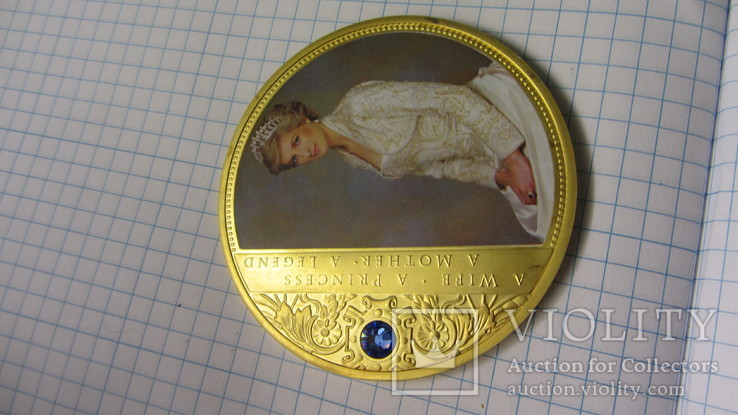 Коллекционная медаль "принцесса Диана", фото №4