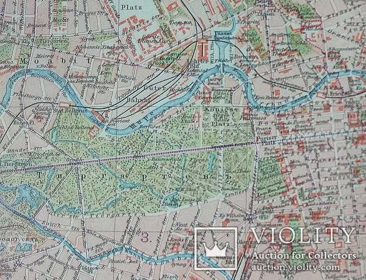 Карта Берлин до 1917 года, фото №4