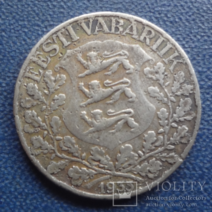 1 крона 1933 Эстония серебро   (,1.2.6)~, фото №5