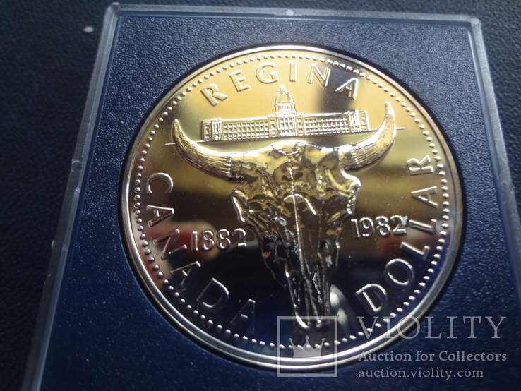 1 доллар 1982  Канада серебро, фото №3