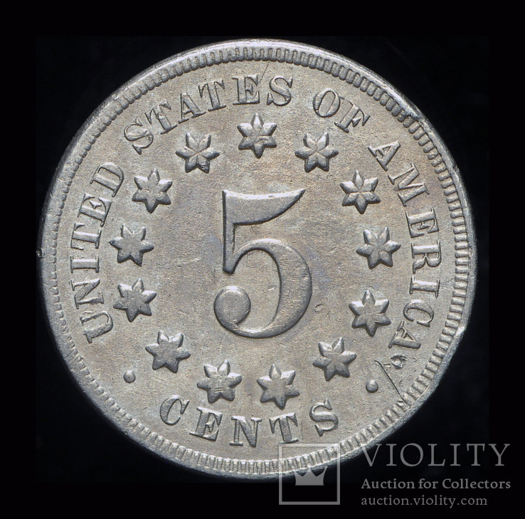 США 5 центов 1867