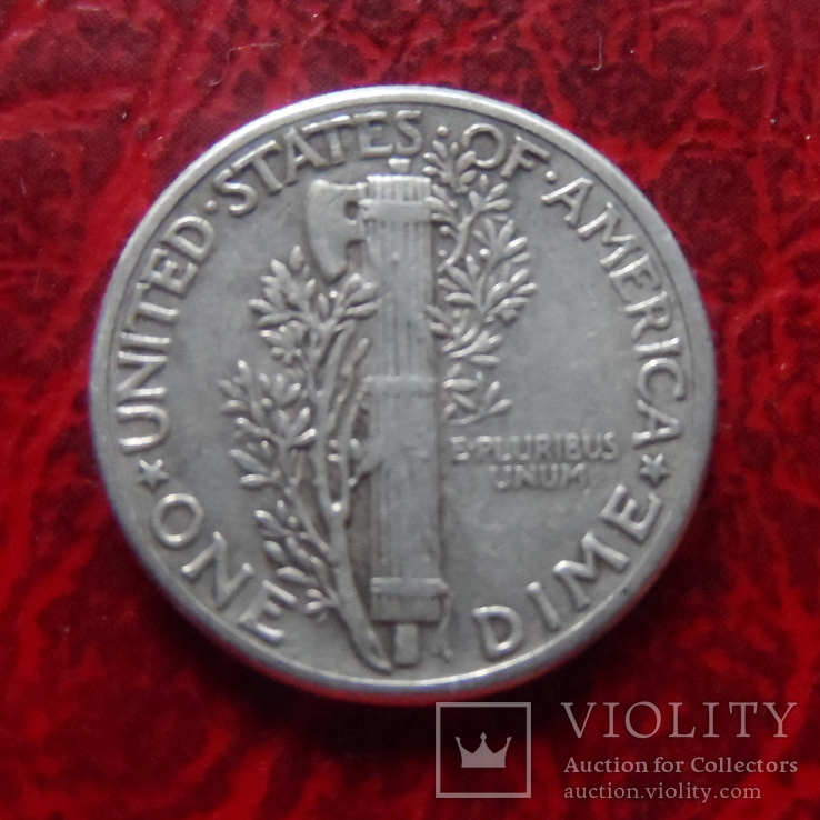 10 центов 1943 США серебро (,12.1.24), фото №3