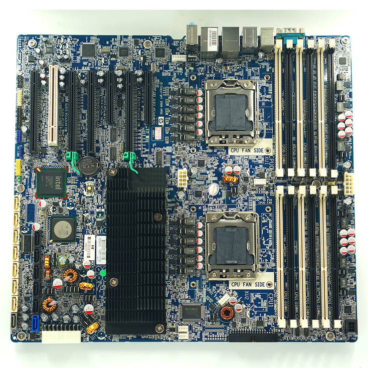 HP Z800 Двухпроцессорная материнская плата рабочей станции (460838-003 LGA1366), numer zdjęcia 2