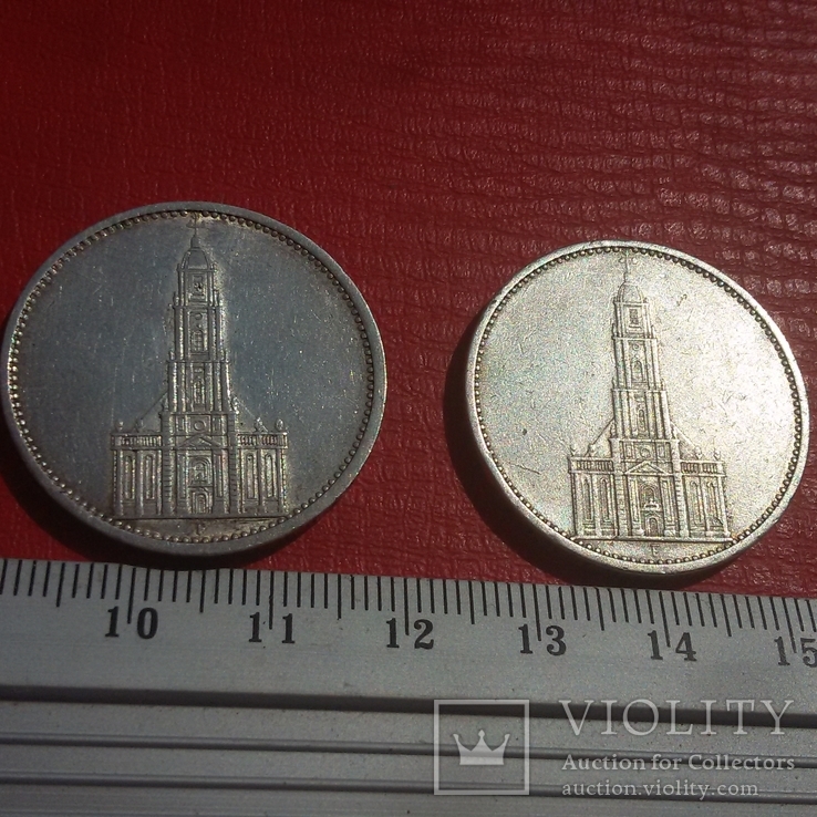 5 марок (погодовка = 2 монеты)
