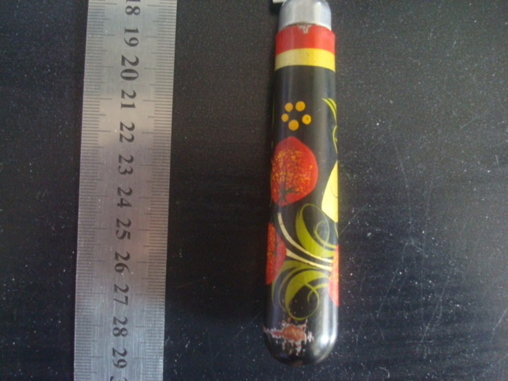 Сувенирный столовый нож СССР-хохлома,клеймо-сабля 50-60гг., фото №5