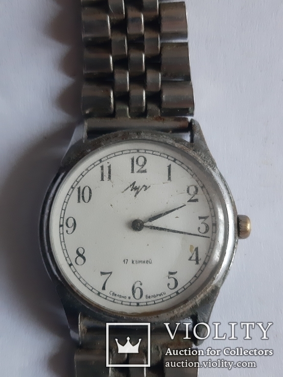 Мужские наручные часы Луч с браслетом на ходу, фото №2