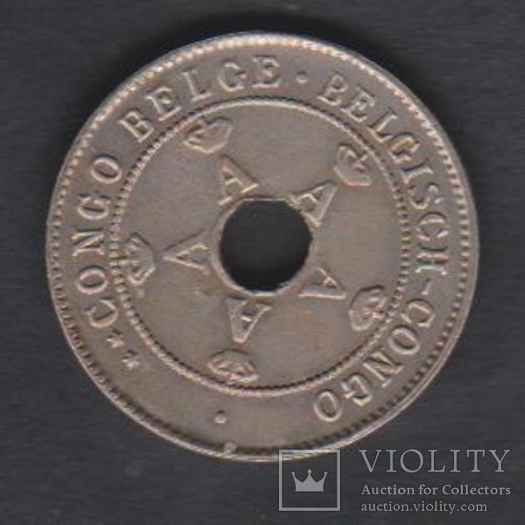 Бельгийское Конго 10 сант. 1911г., фото №2