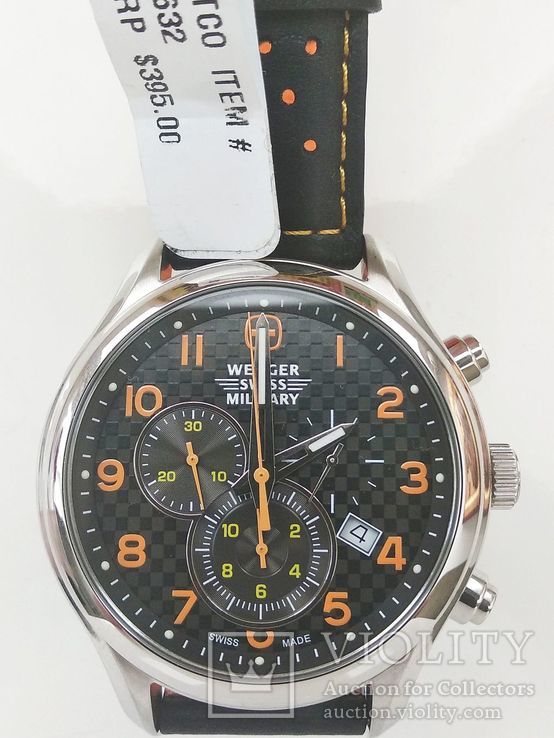 Часы Wenger Swiss Military хронограф, модель 79304C, фото №4