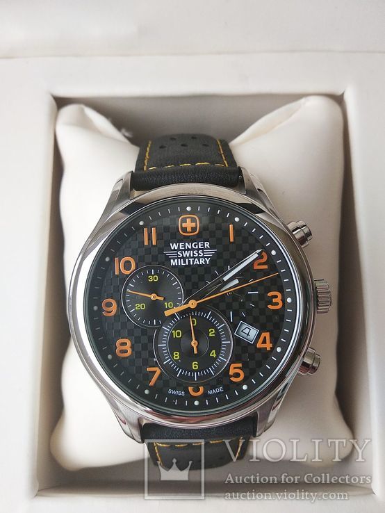 Часы Wenger Swiss Military хронограф, модель 79304C, фото №9