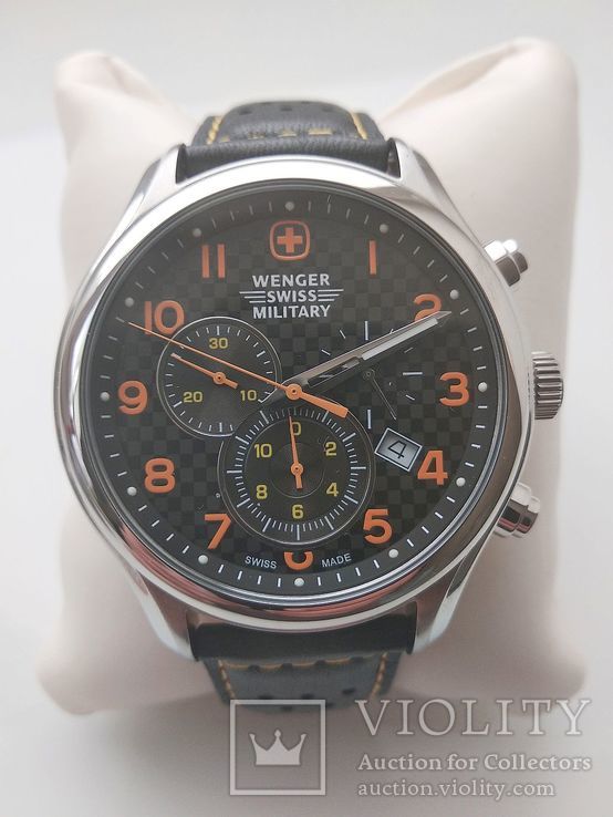 Часы Wenger Swiss Military хронограф, модель 79304C, фото №11