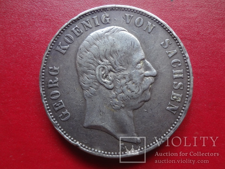 5 марок 1903 Саксония серебро   (,4.3.3)~, фото №2