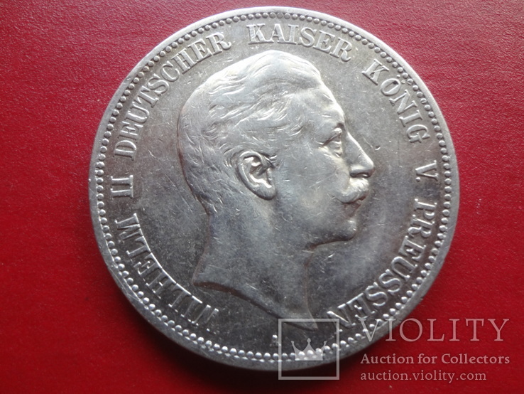 5 марок 1908   Германия серебро   (,4.4.11)~, photo number 3