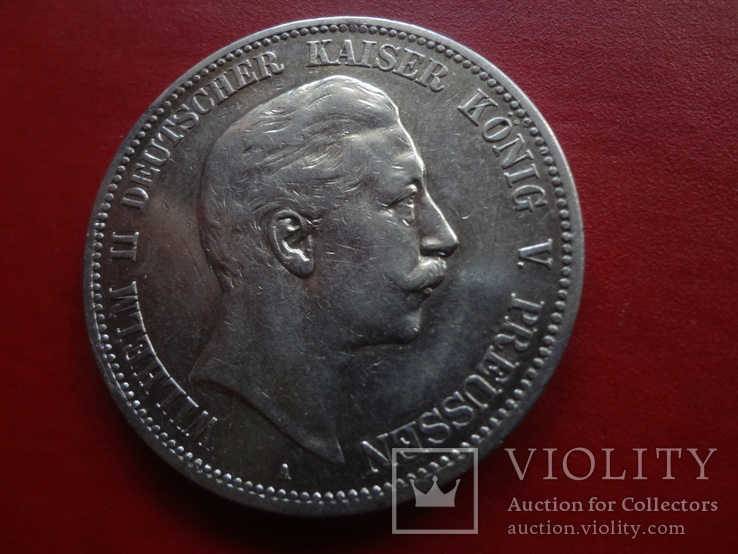 5 марок 1908   Германия серебро   (,4.4.11)~, photo number 4