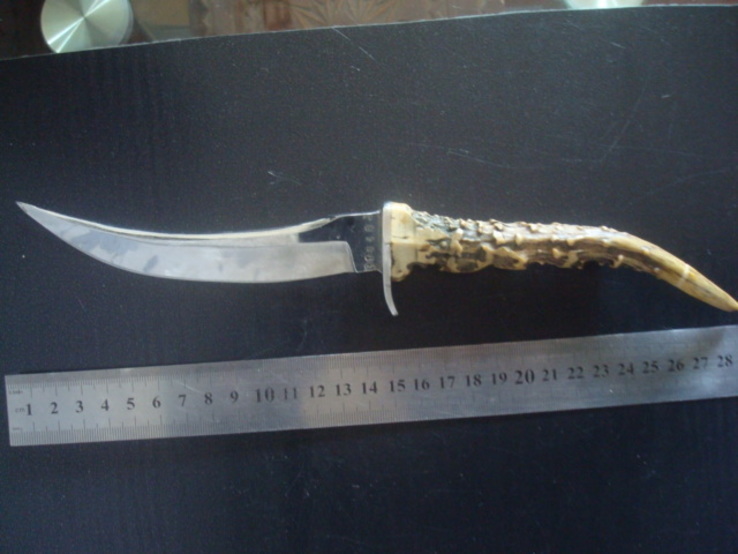 Охотничий нож,кость, рог Косули, №, photo number 3