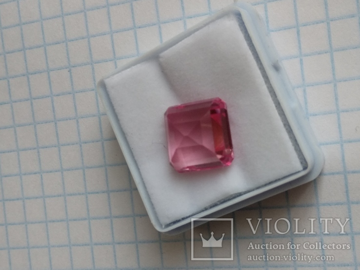 Розовый салфир 8,90 ct, фото №5