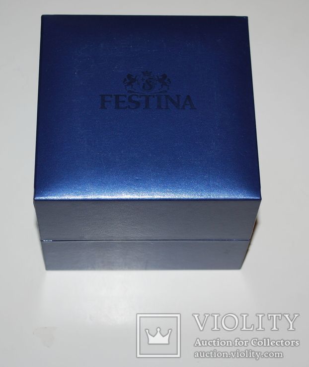 Упаковочная подарочна коробка часов "Festina" - 11,5х11,5х9,5 см., фото №3