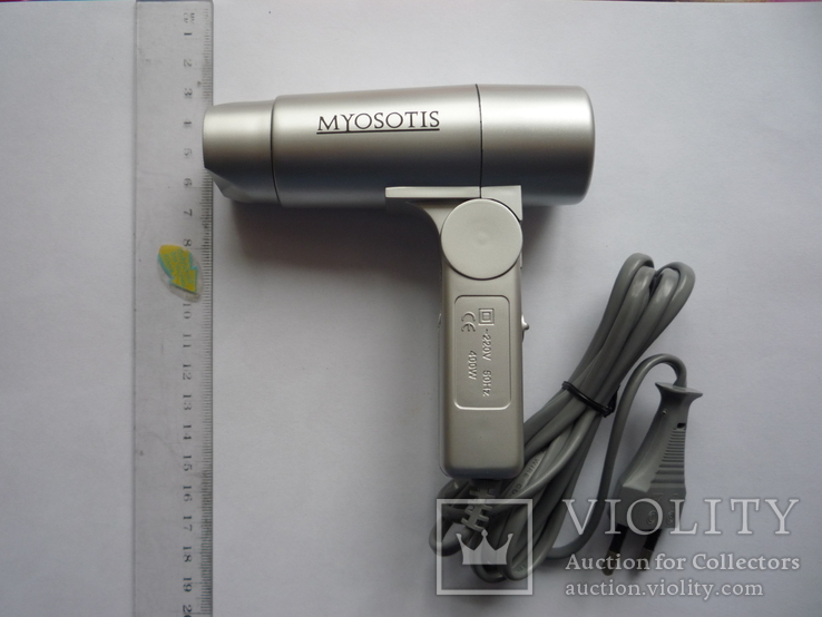 Фен дорожный MYOSOTIS, -220V, 50Hz, 400w