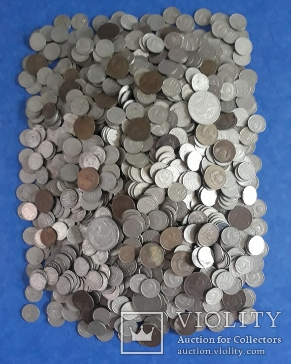 Монеты СССР Весом 3 кг., фото №2
