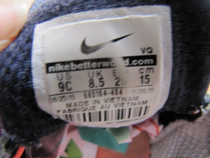 Кроссовки Nike длина стельки 15см, фото №5
