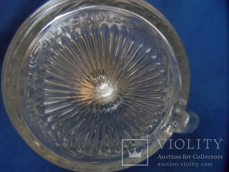 Коллекционная  пивная кружка  стекло  BMF W. Germany 0,5 L, фото №10