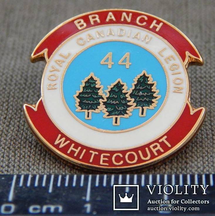 Знак канадского Королевского Легиона branch 44 Whitecourt, фото №3