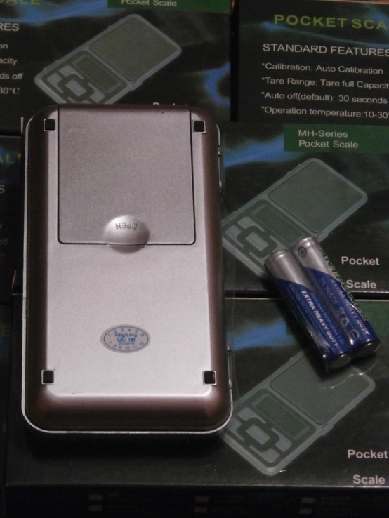 Ювелирные карманные весы Pocket Scale MH-100 0,01-100г с батерейками, фото №4
