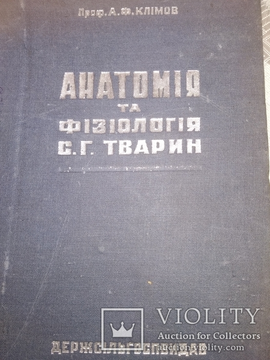 1934 Анатомия и физиология с.х. животных. Ветеренария, фото №2