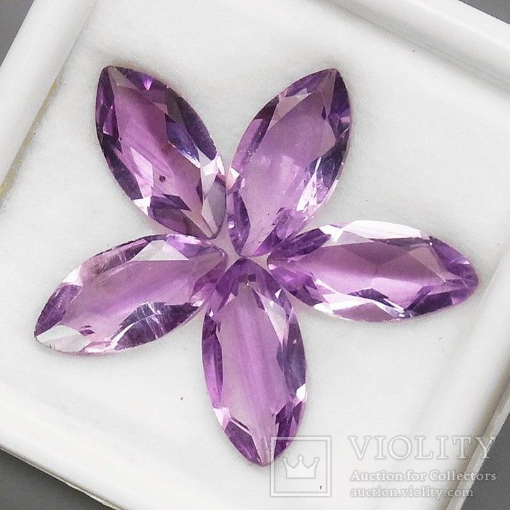 13.3ct Натуральные Аметисты,Боливия., фото №3