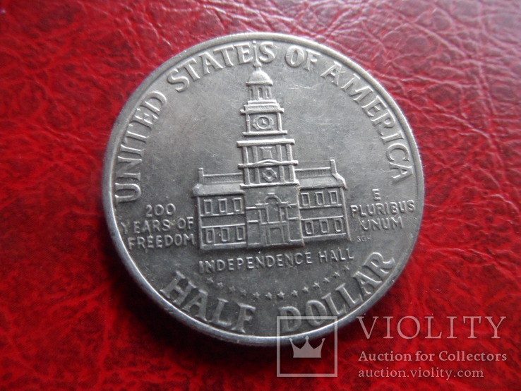 50 центов 1976 США   (,12.6.20)~, фото №2