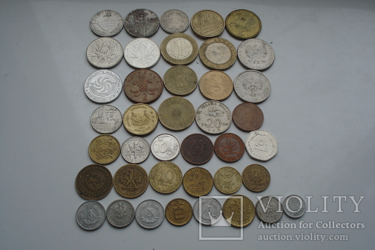 Монеты иностранные- 40 шт., фото №7
