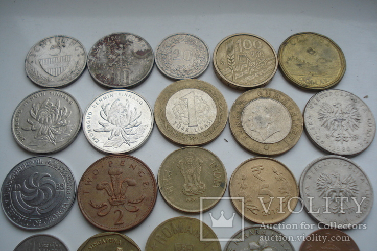 Монеты иностранные- 40 шт., фото №8