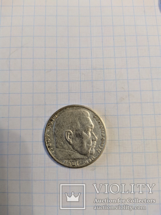 Три монеты по 2 марки, 1937 и 1938 годов., фото №5