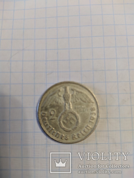 Три монеты по 2 марки, 1937 и 1938 годов., фото №10