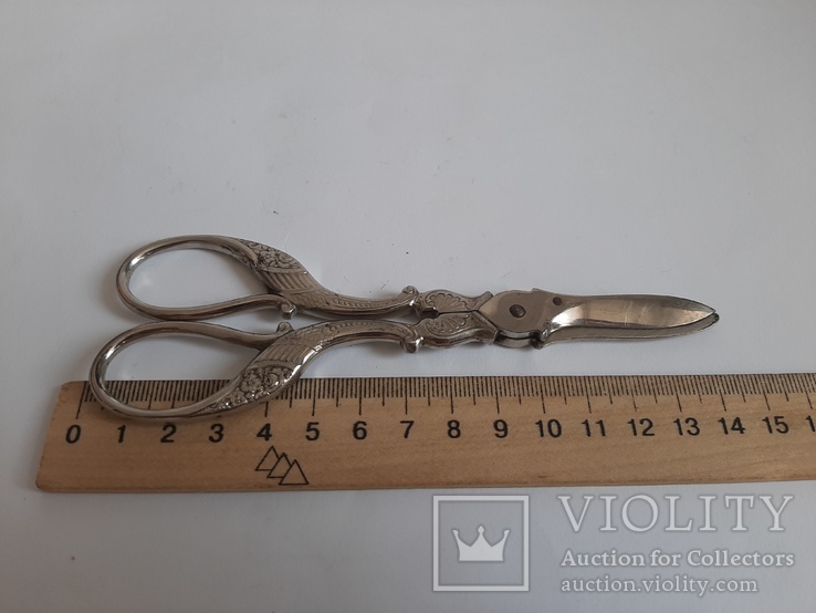 Необычные ножници на три лезвия ( Винтаж , Европа ), фото №3