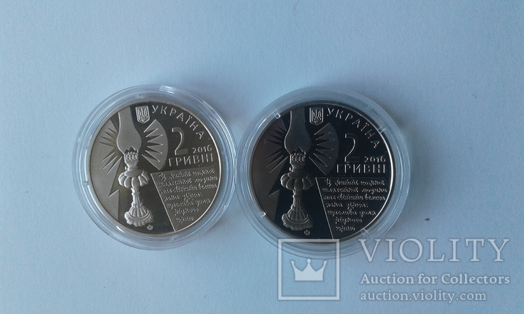 2 грн Софія Русова(дві монети), фото №3