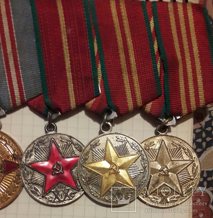 Комплект медалей выслуги лет в кгб.