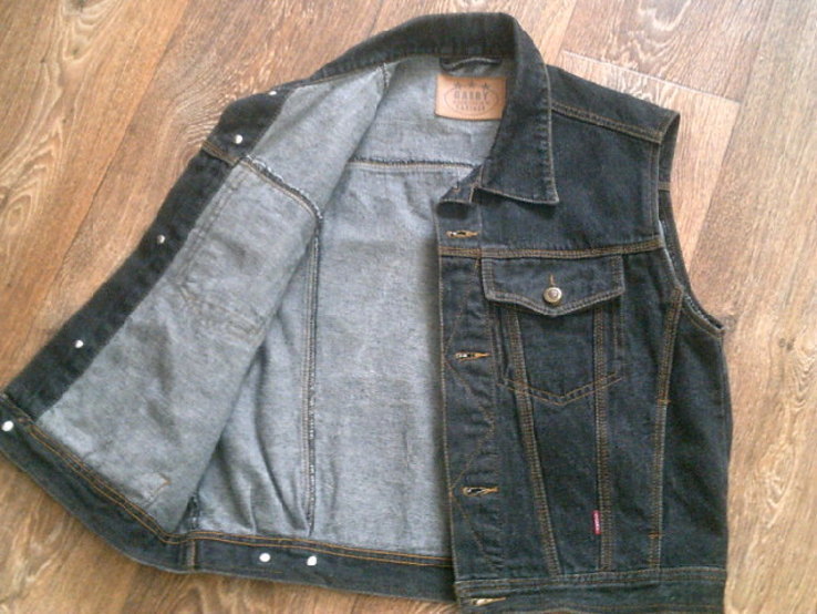 Garry Indigo - стильная джинс жилетка разм.М, фото №5