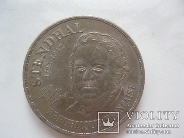 10 франков Стендаль 1983 год, фото №2