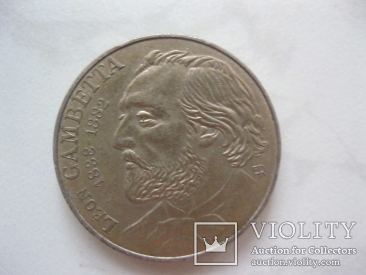 10 франков Леон Камбета 1982 год, фото №2