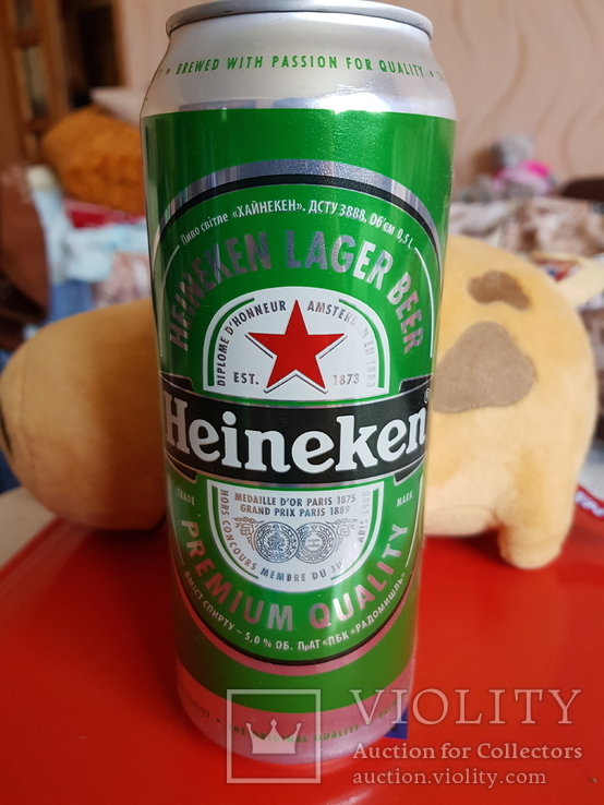 Пивная банка "Heineken", 0,5, 2019 год, фото №2