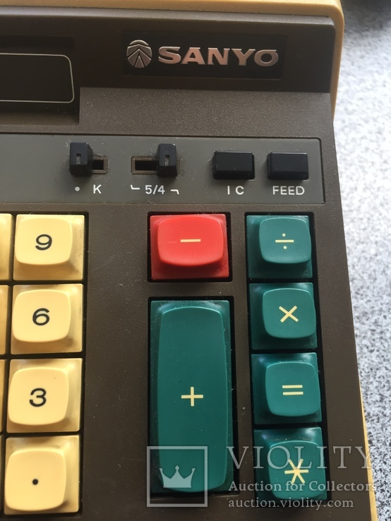 Калькулятор с  печатью"SANYO-cy-2200p", фото №4
