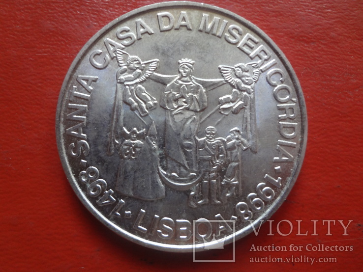 100 эскудо 1998  Португалия серебро   (4.5.22)~, фото №3