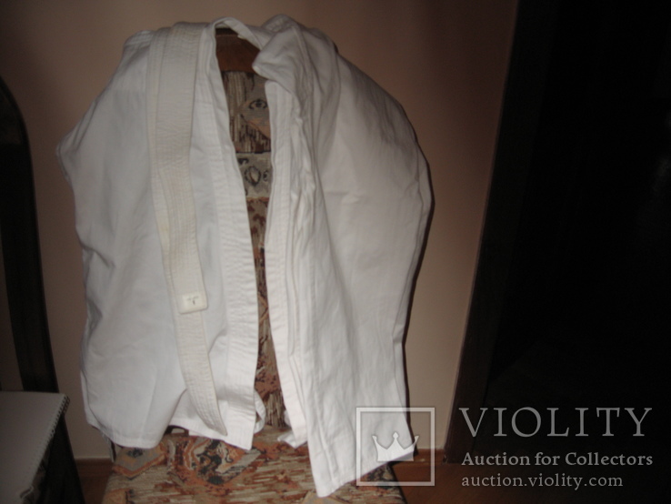 Кимоно детский -комплект куртка ,брюки,пояс\, фото №2