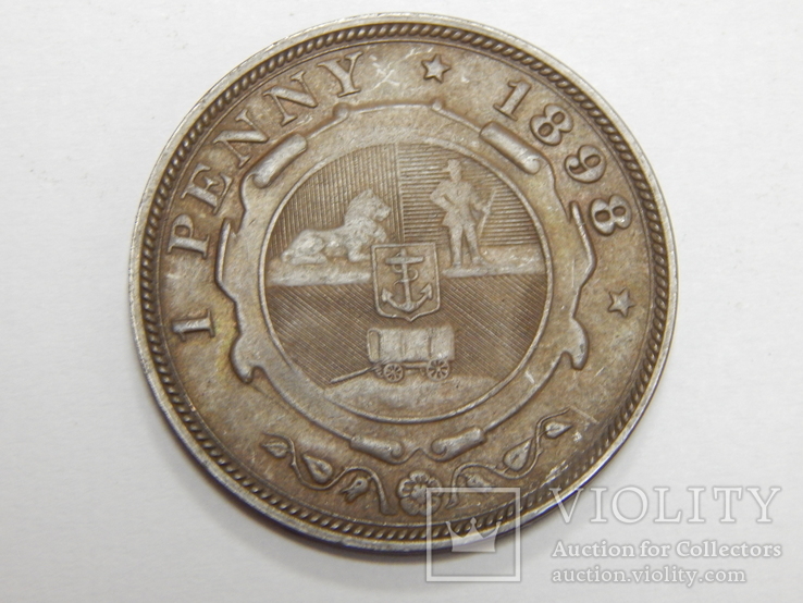 1 пенни, 1898 г Южная Африка