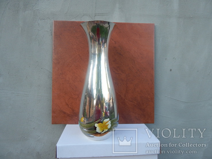 Серебряная  ваза , 925 проба, фото №2