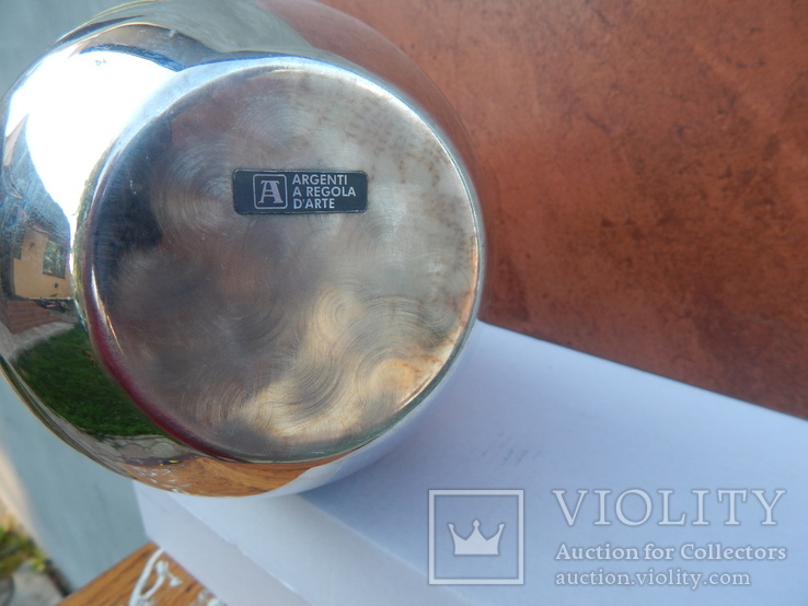 Серебряная  ваза , 925 проба, фото №10