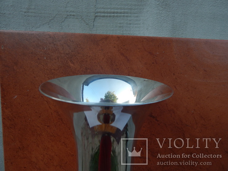 Серебряная  ваза , 925 проба, фото №12