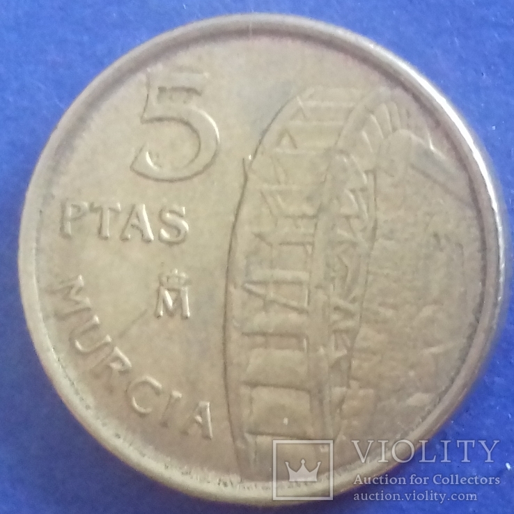 Іспанія 5 песет 1999 р (Мурсія)