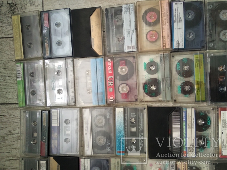 Аудиокассеты 40 шт и 1 диск, фото №11
